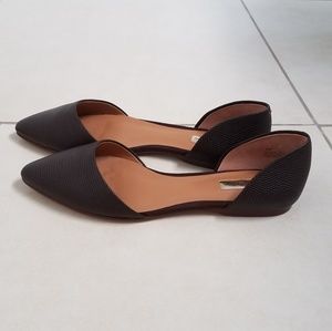 Halogen Hakayla-Lea Dorsay Leather Flats